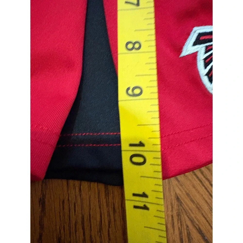 NFL Team Apparel Kids Atlanta Falcons Cheerleader Outfit Set Red Black 4T